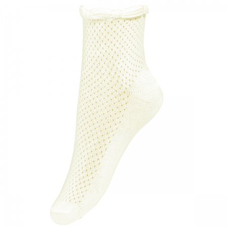 Girls Summer Dress Socks In Ivory
