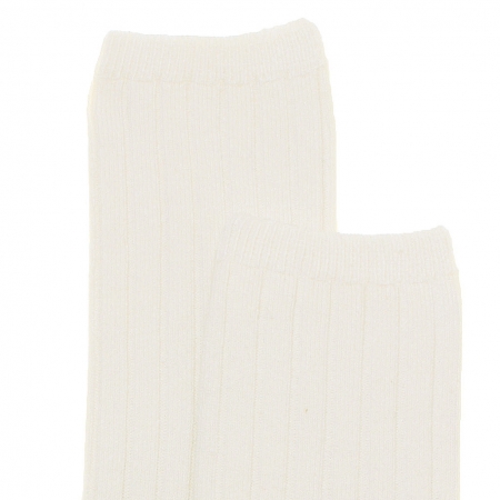 Knee High Ivory Ribbed Socks For Boys And Girls Spanish Socks By Condor #2