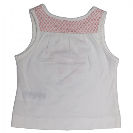 ELLE Baby Girls White Top Pink Trousers Set #4
