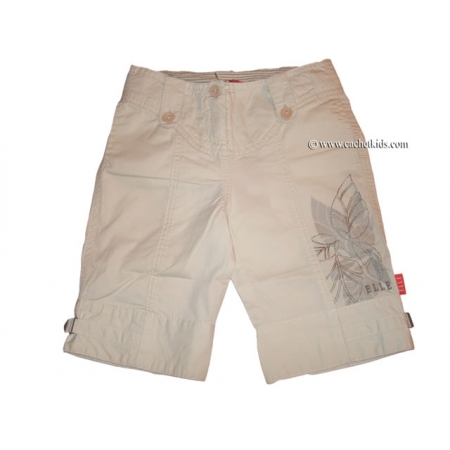 ELLE E14285 Stone Cropped Summer Shorts