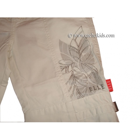 ELLE E14285 Stone Cropped Summer Shorts #2