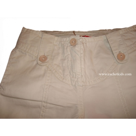 ELLE E14285 Stone Cropped Summer Shorts #3