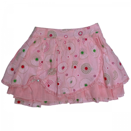 ELLE Girls Ivory Top Pink Floral Skirt Set #5
