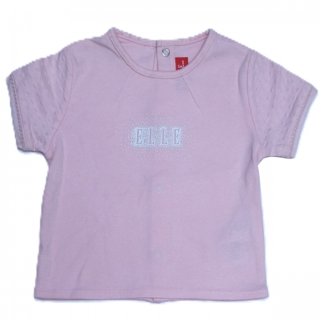ELLE Baby Girls Pink Top Pink Linen Trousers Set #3