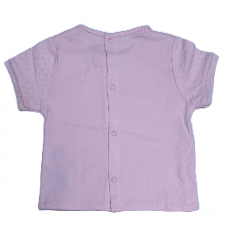 ELLE Baby Girls Pink Top Pink Linen Trousers Set #5