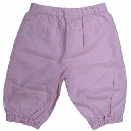 ELLE Baby Girls Pink Top Pink Linen Trousers Set #6