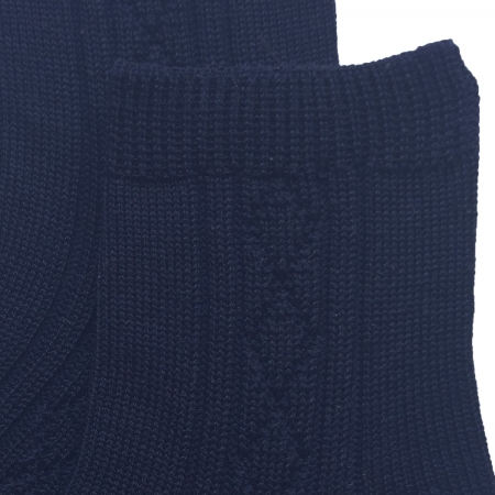 Spanish Dorian Gray Boys Navy Ankle Socks Diamonds Pattern #2