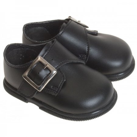 Baby boys black shoes in matt for special occasion