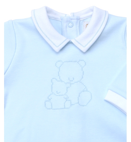 Blue rompers with hat by Emile Et Rose #2