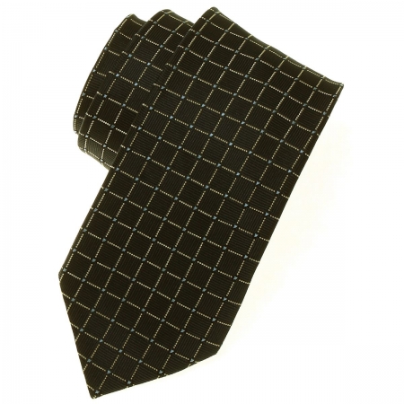 Boys fashion tie in lilac white and black pattern