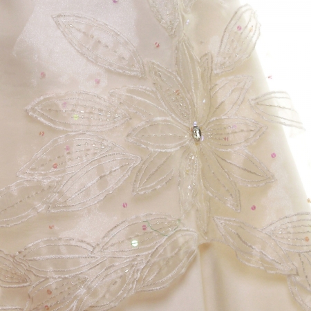 Girls Ivory Dress With Ivory Bolero #4