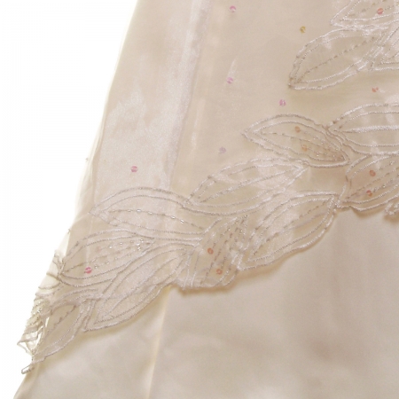 Girls Ivory Dress With Ivory Bolero #5