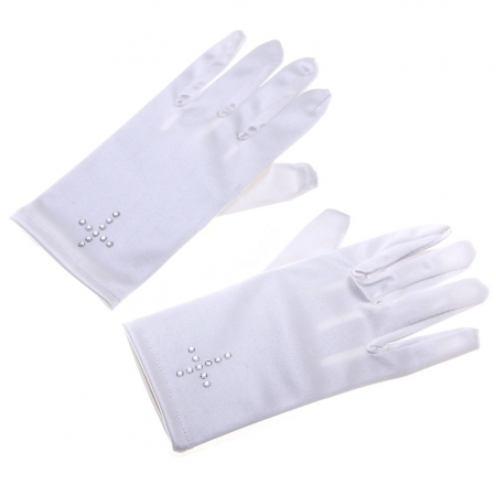 Swarosvski Crystals Cross Communion Gloves