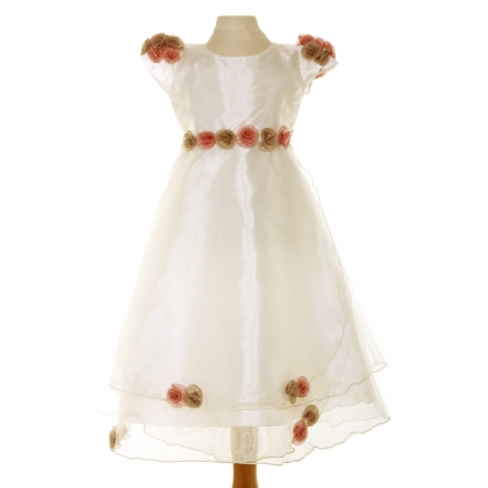 SALE Kids Bridesmaid or Flower Girls Ivory Dress