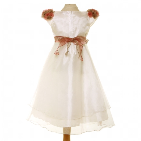 SALE Kids Bridesmaid or Flower Girls Ivory Dress #4
