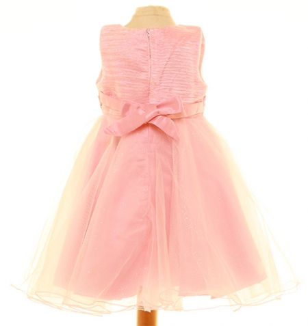 Special Occasions Pink Dress With Pink Bow #3