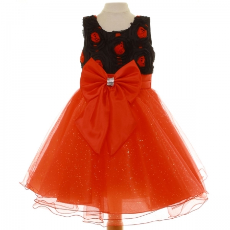 Special Occasions Sales Red Dress With Black Top Red Bow