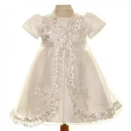 Baby Girls Ivory Christening Dress