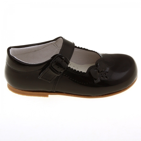 Baby Girls Black Shoes in Patent Leather #2