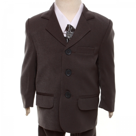 Baby Boys Grey Suit Set 5 Piece #2