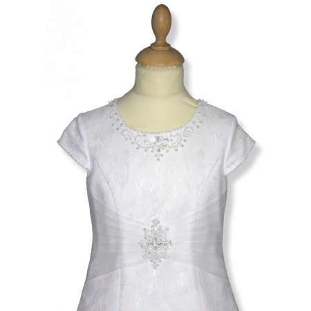 Lace And Tulle A Line First Holy Communion Dress #2