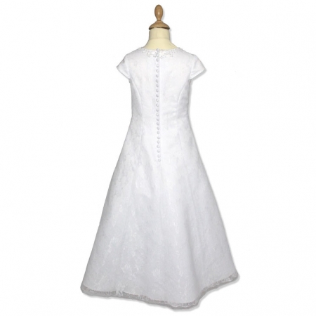 Lace And Tulle A Line First Holy Communion Dress #3