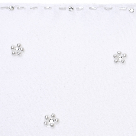 First Holy Communion Dolly Bag With Flowers Petals Beads #2