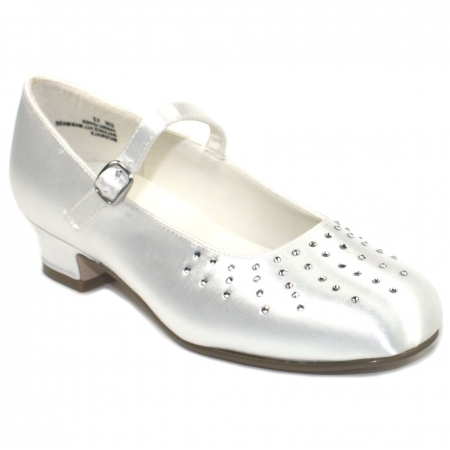 Holy Communion Shoes For Girls Ray Of Diamonate Decoration