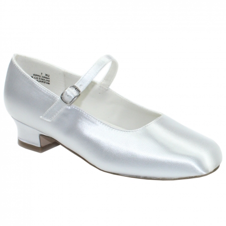 First Holy Communion Shoes In Satin White