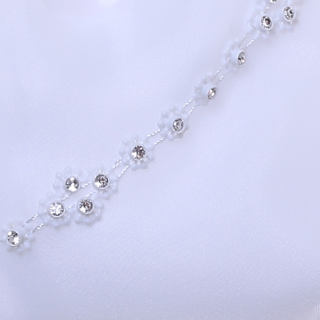 Diamantes Flower Line Communion Dolly Bag #2