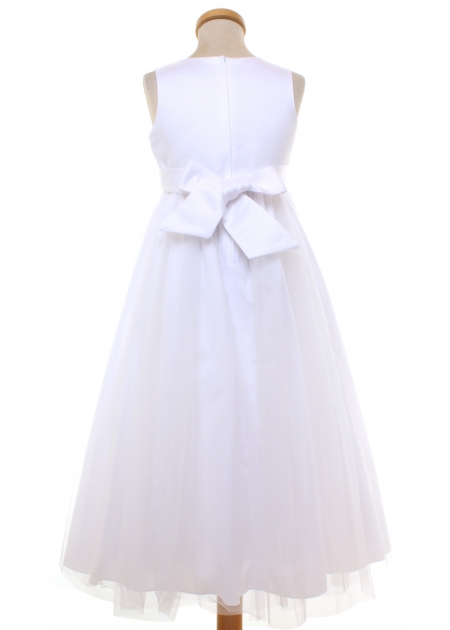 Little People First Holy Communion Dress Elabrately Beaded #5