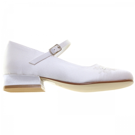 First Holy Communion Girls Shoes Flowers 3 Diamantes #3