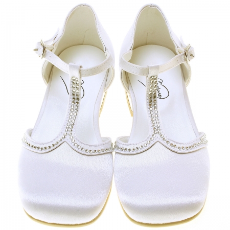 First Holy Communion Girls Shoes Diamantes Rim #2