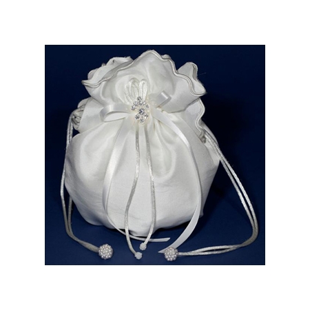 Plain Taffeta Holy Communion Dolly Bag