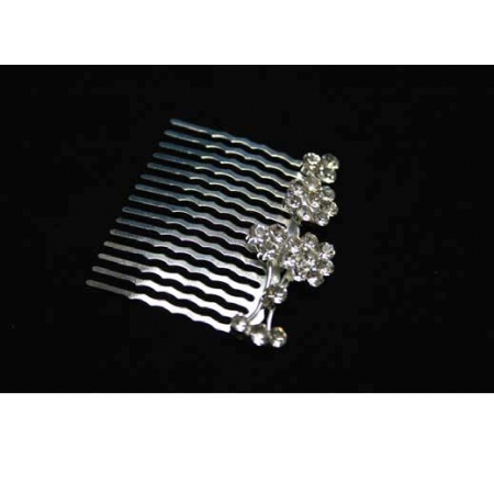 Diamonte Petals Hair Comb