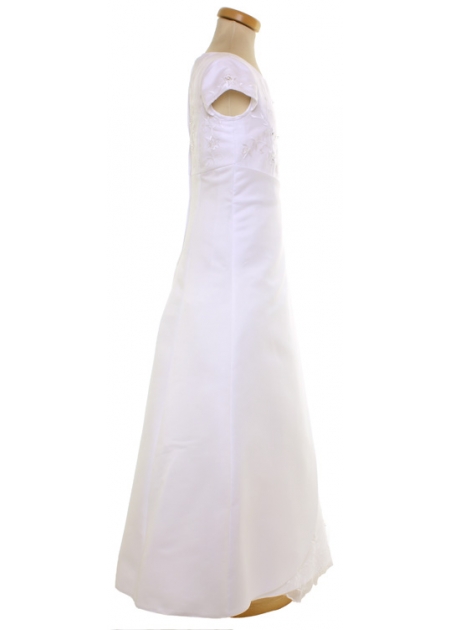 Embroidered Communion Dress With Bag By Linzi Jay #5