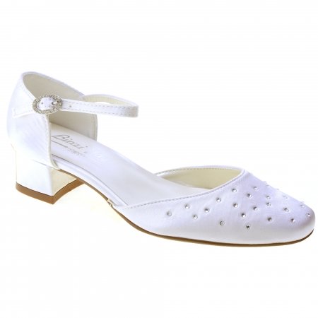 Girls Communion Shoes Scattered Diamante From Linzi Jay