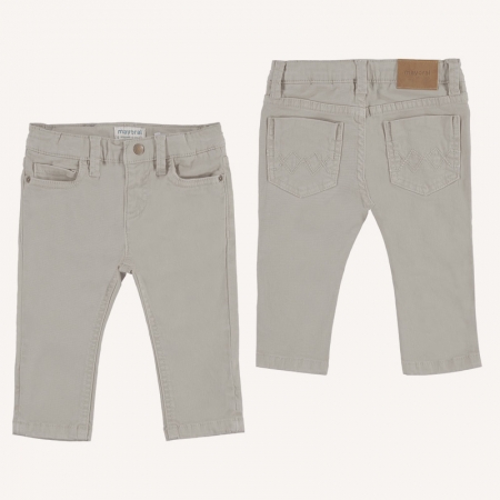 Mayoral Baby Boys Ivory Car Print Top Light Grey Trousers Set #3