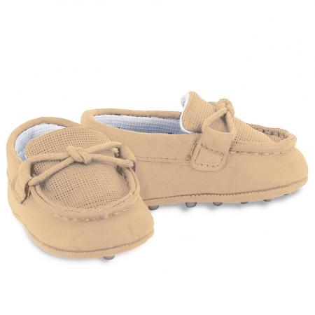 Mayoral Baby Boys Light Camel Moccasin Shoes