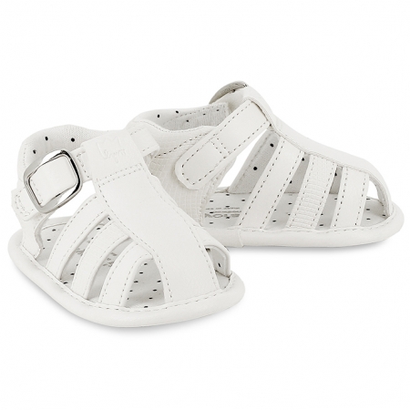 Mayoral Baby Boys White Patent Sandals #2
