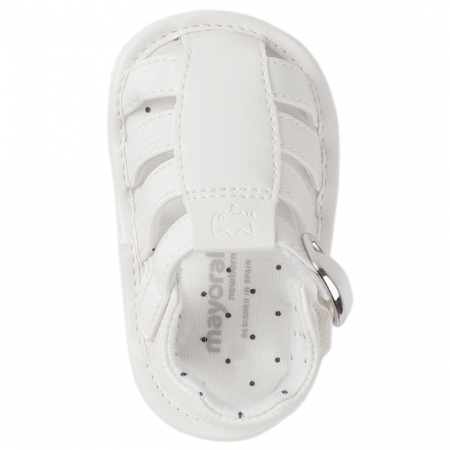 Mayoral Baby Boys White Patent Sandals #3