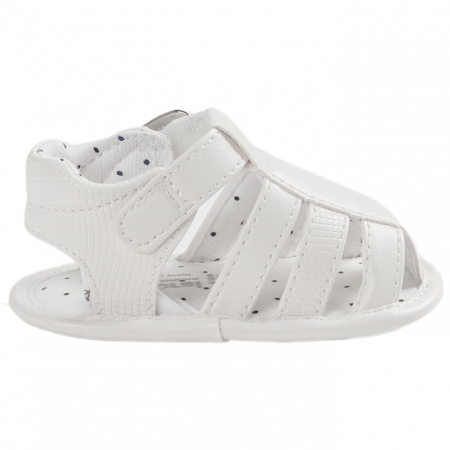 Mayoral Baby Boys White Patent Sandals #4