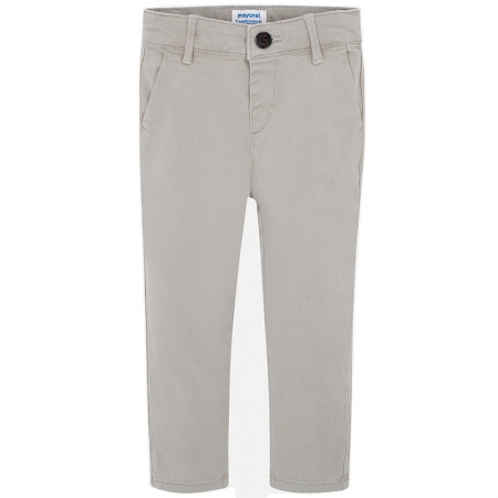 Mayoral Boys Smart Chino Trousers in Grey