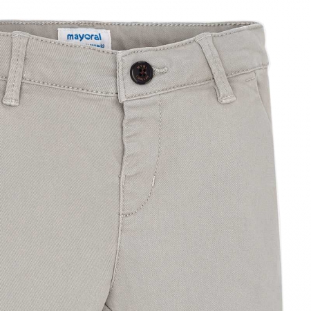 Mayoral Boys Smart Chino Trousers in Grey #3
