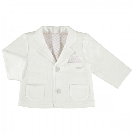 Mayoral Baby Boys Ivory Smart Suit Outfit #2