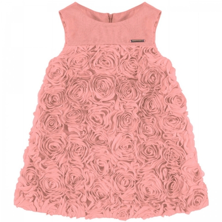 Sale Mayoral Girls Camellia Pink Floral Dress