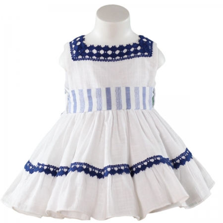 Sale Spring Summer Miranda Baby Dress Navy Lace