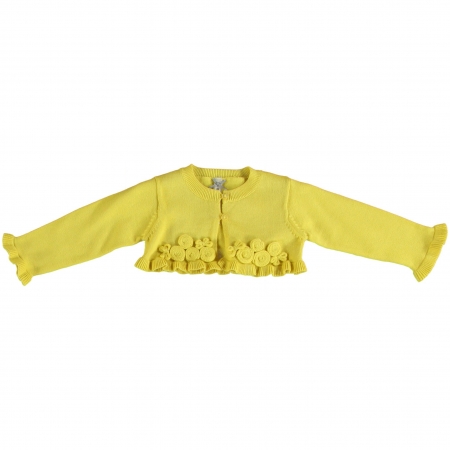 Mayoral Baby Girls Knitted Yellow Bolero Cardigan