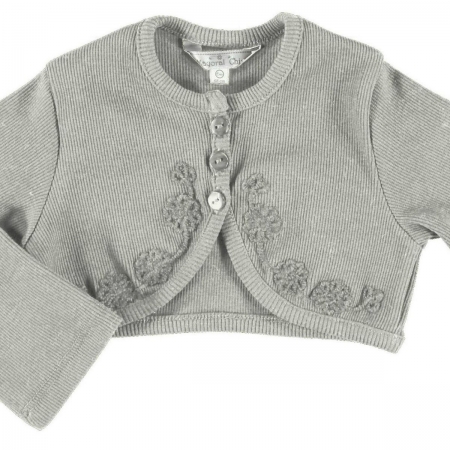 Mayoral Baby Girls Grey Cardigan Bolero #2
