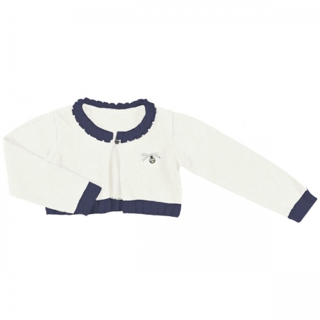 Baby Girls Knitted Ivory Bolero Cardigan From Mayoral